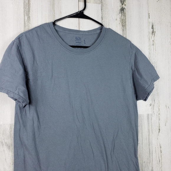 fruit of the loom basic gray crew neck short sleeve tshirt size medium - Picture 2 of 7